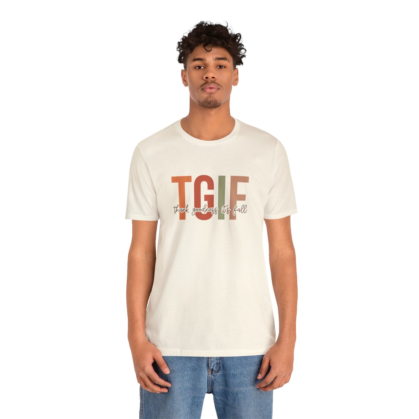 Thank God it's Fall Unisex Jersey Short Sleeve Tee T-Shirt