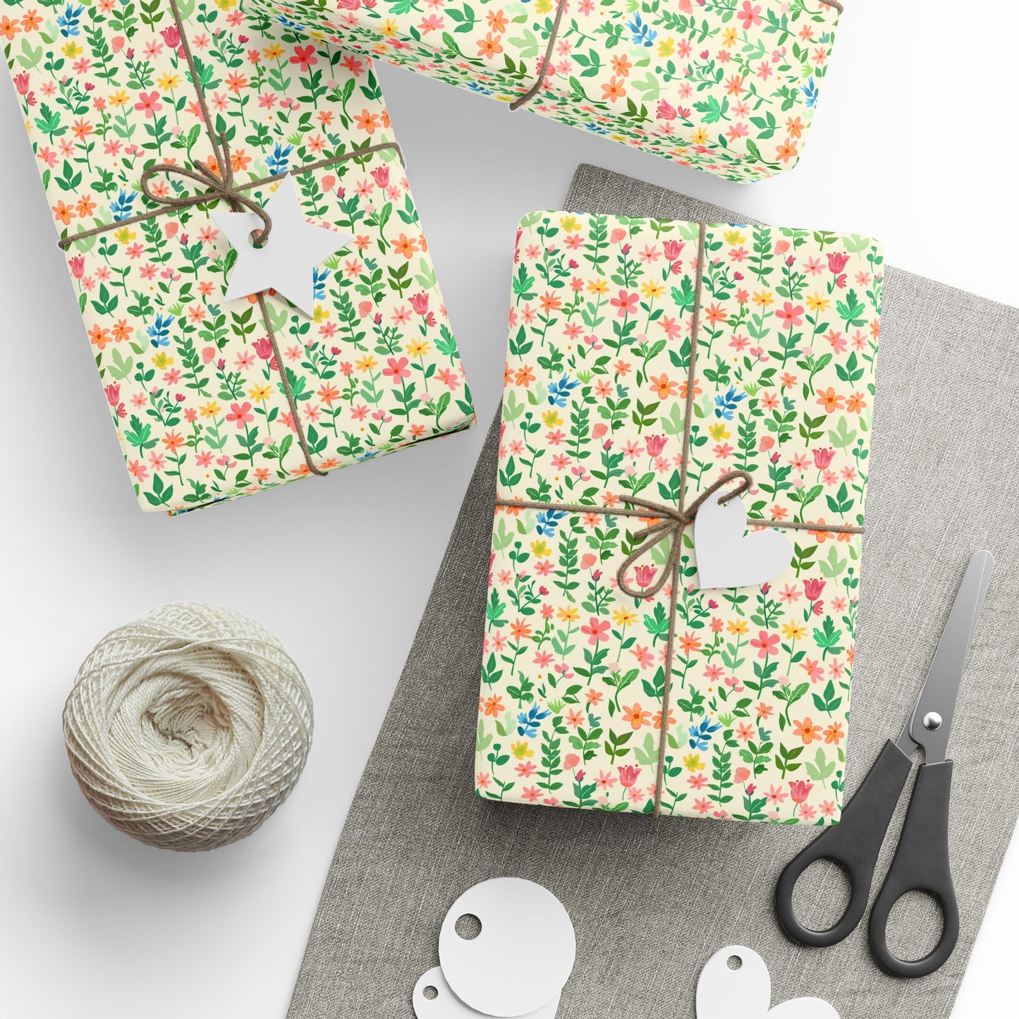 Spring Floral Wrapping Paper