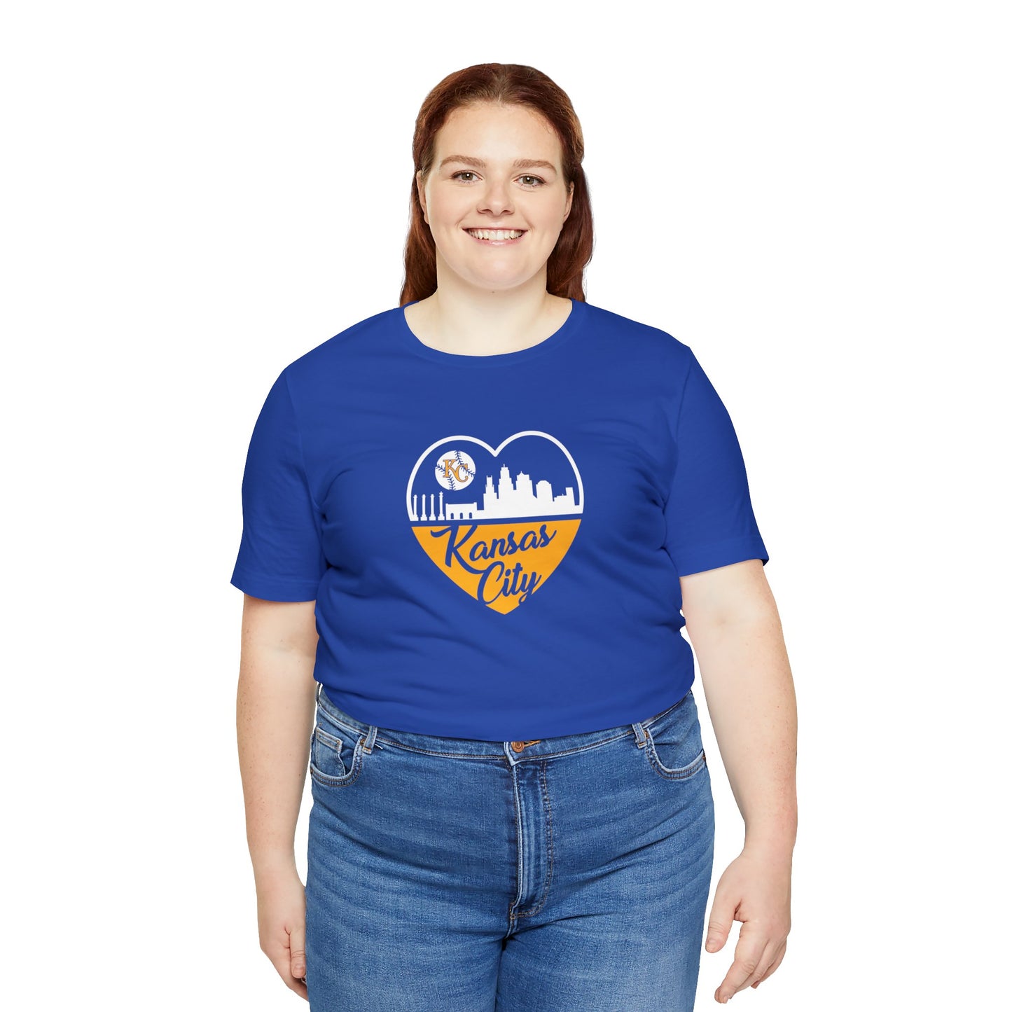 Kansas City Heart Unisex Jersey Short Sleeve Tee T-Shirt