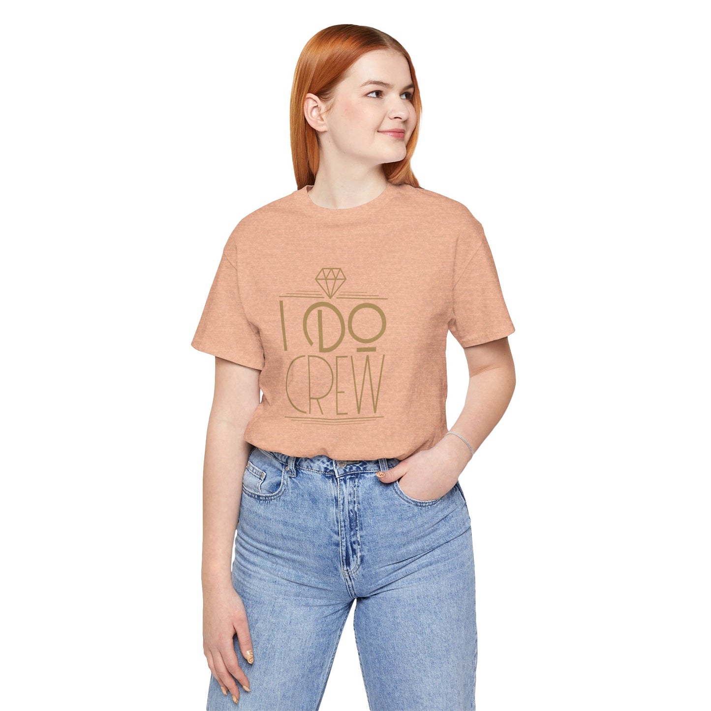 I Do Crew Art Deco Unisex Jersey Short Sleeve Tee Bachelorette Party Shirt