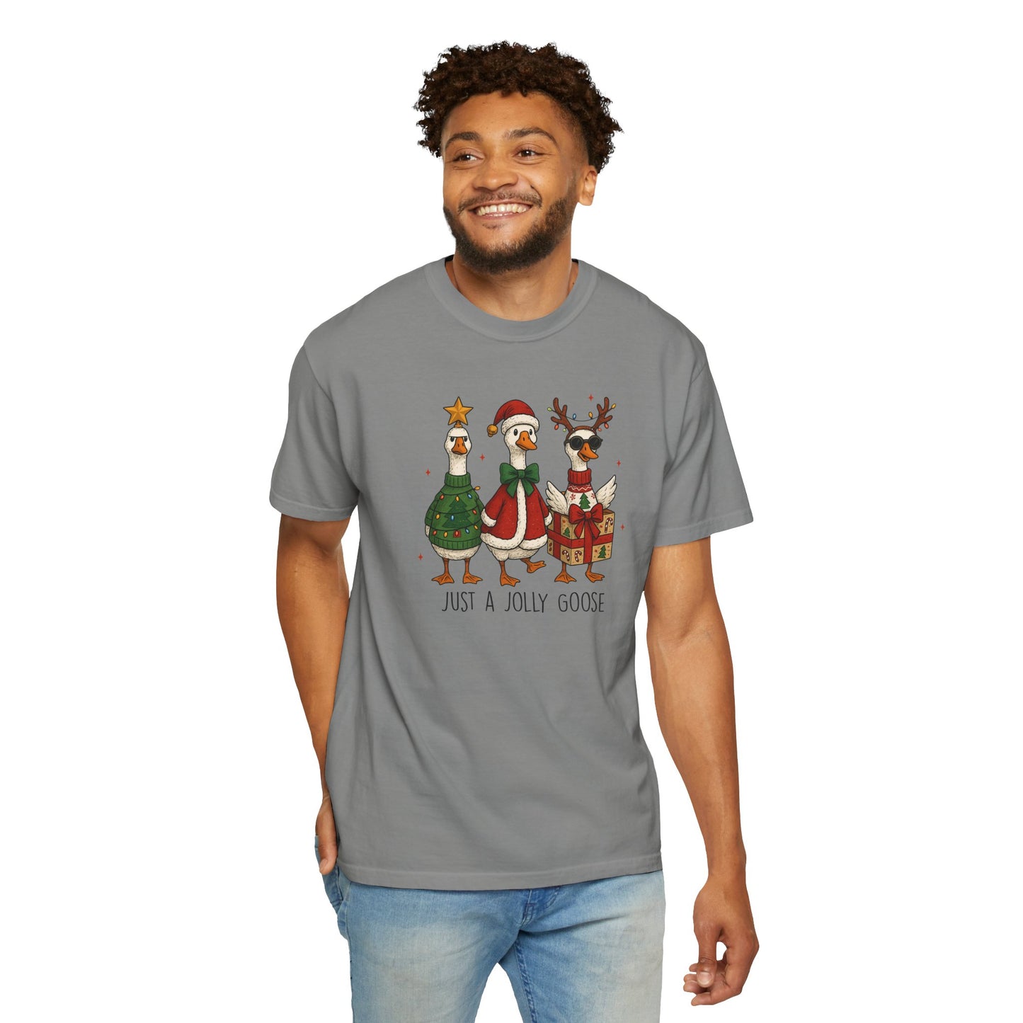 Funny Jolly Goose Christmas T-Shirt