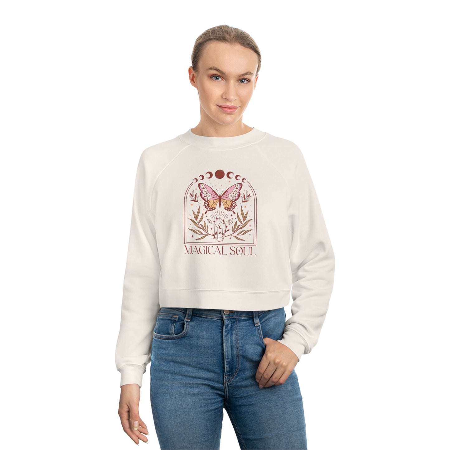 Magical Soul Women's Cropped Fleece Pullover