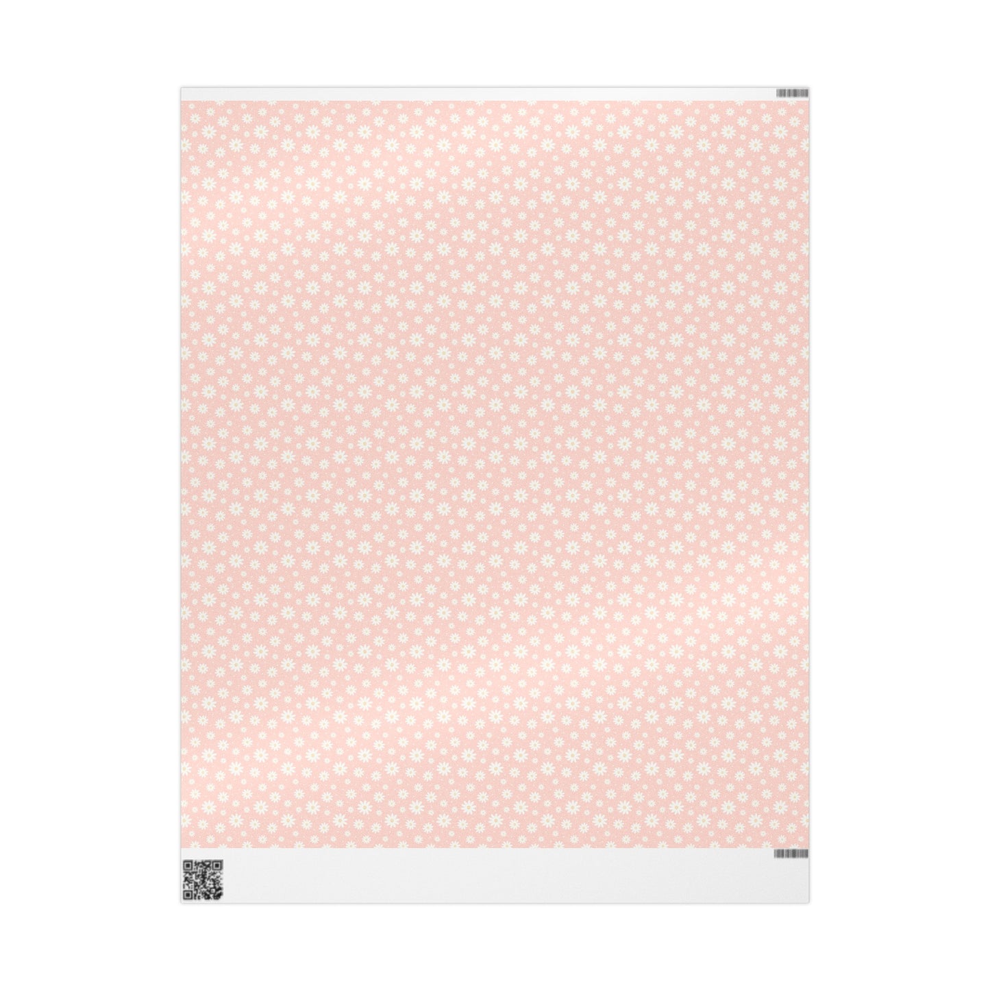 Pink Daisy Floral Wrapping Paper