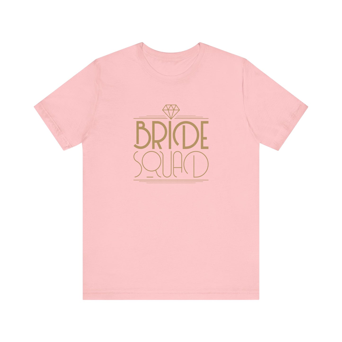 Bride Squad Art Deco Unisex Jersey Short Sleeve Tee Bachelorette Party Shirt