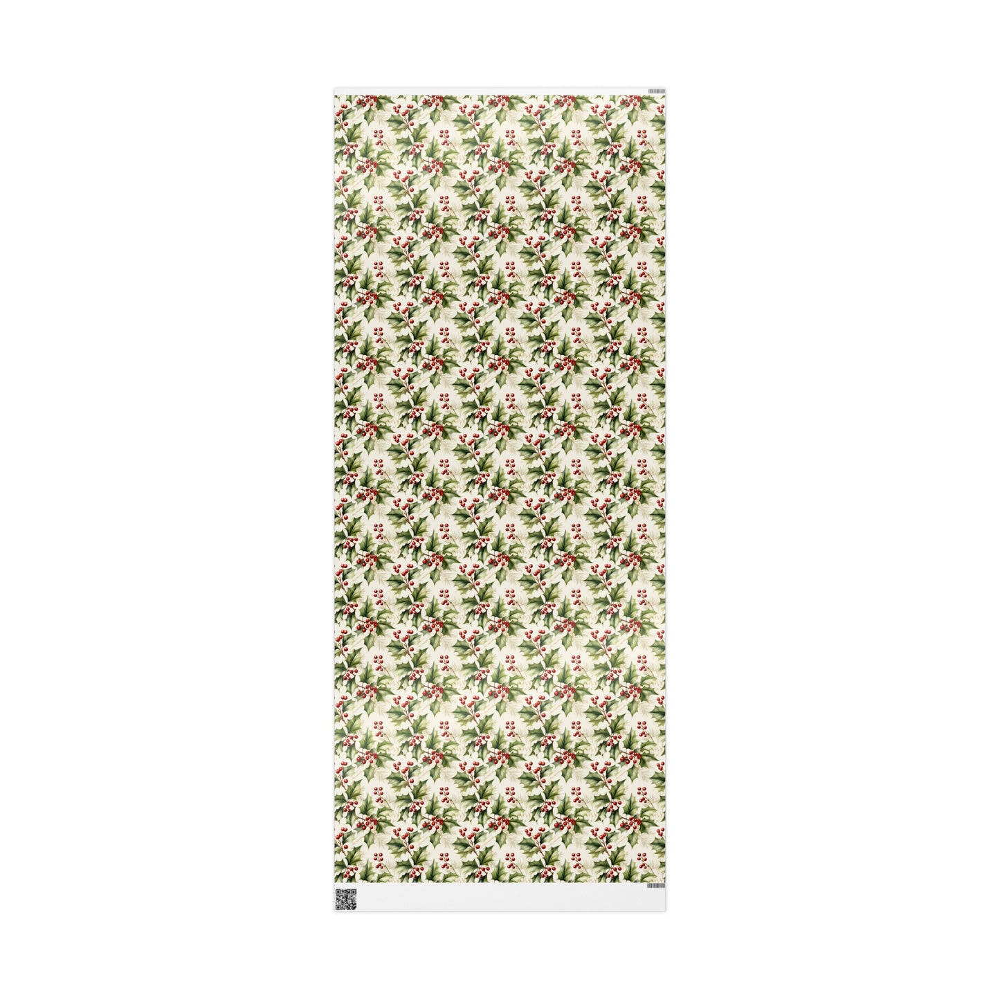 Christmas Gift Wrapping Paper Holly Holiday Wrapping Paper Christmas Gift Wrapping Paper Christmas Holly Paper