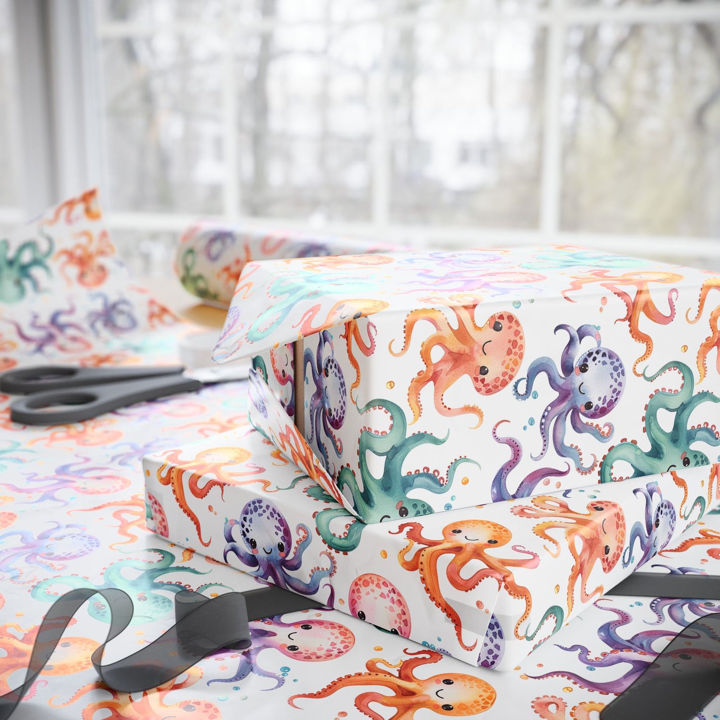 Octopus Wrapping Paper