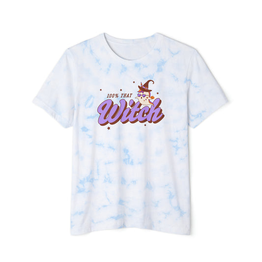 100% That Witch Unisex Tie-Dyed T-Shirt