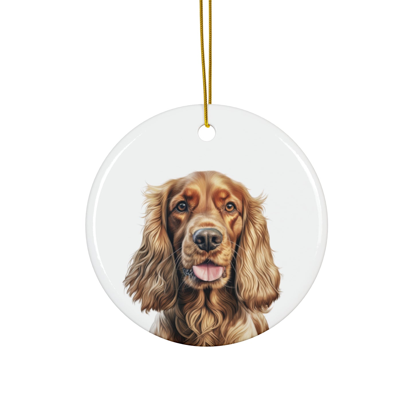 Cocker Spaniel Ceramic Ornament Christmas Gift