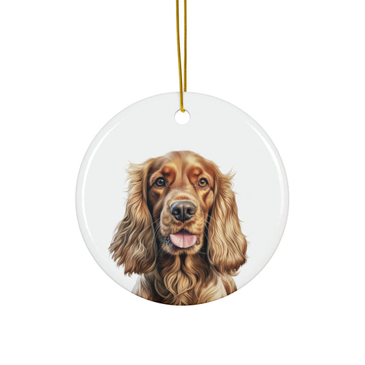 Cocker Spaniel Ceramic Ornament Christmas Gift