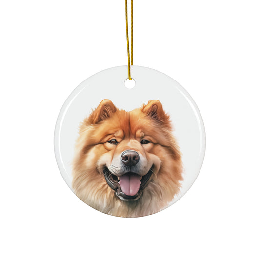 Chow Chow Ceramic Ornament Christmas Gift