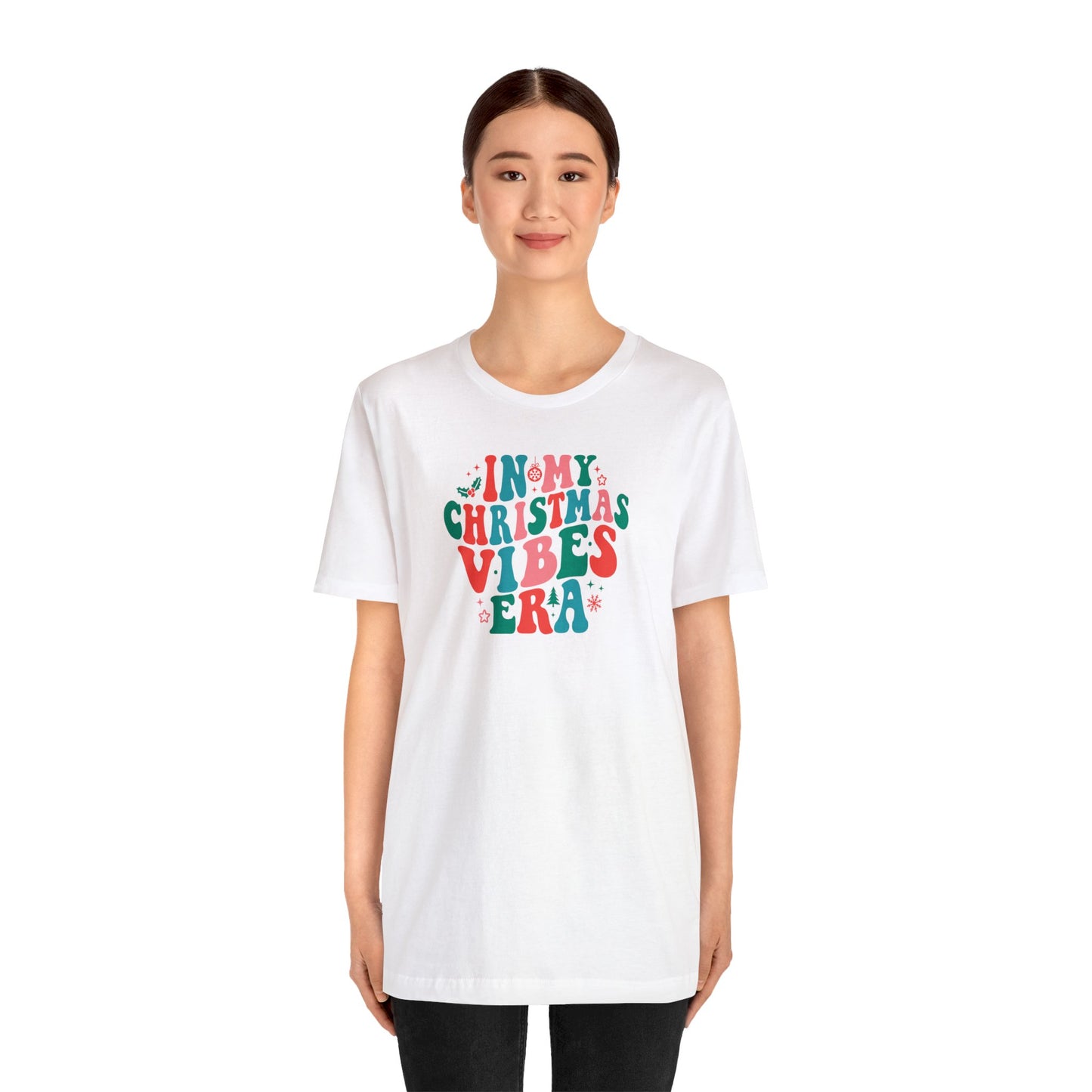 In my Christmas Vibes Era Unisex Jersey Short Sleeve Tee