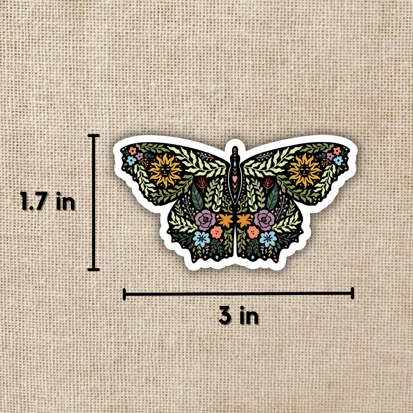 Magic Boho Butterfly Sticker