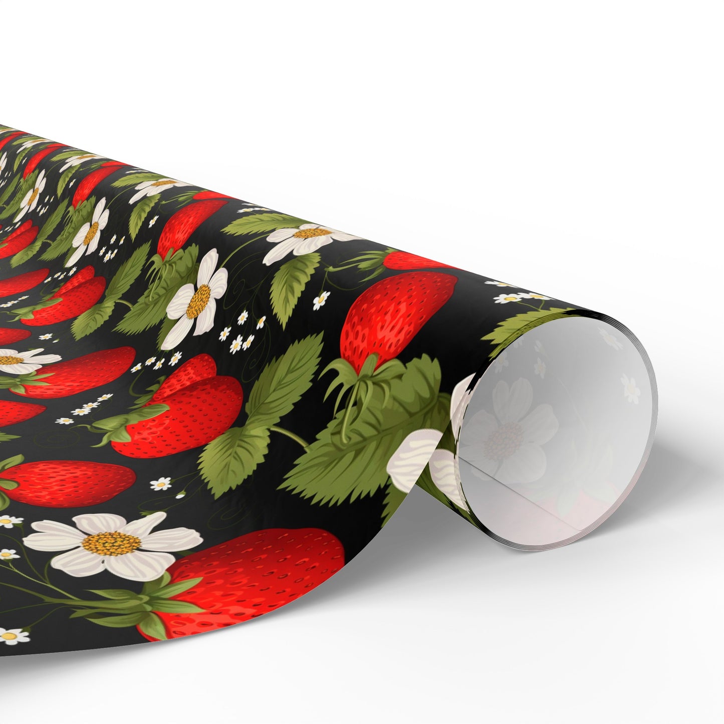 Strawberry Gift Wrapping Paper Holiday Wrapping Paper Christmas Gift Wrapping Paper Gift Paper Birthday Paper