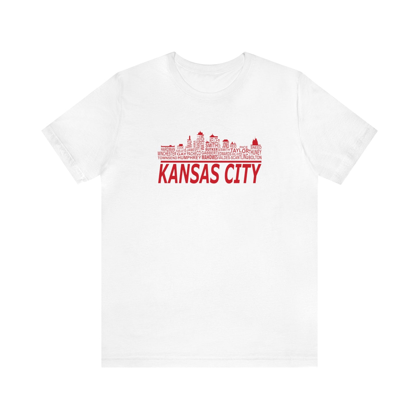 Kansas City Skyline Unisex Jersey Short Sleeve Tee T-Shirt