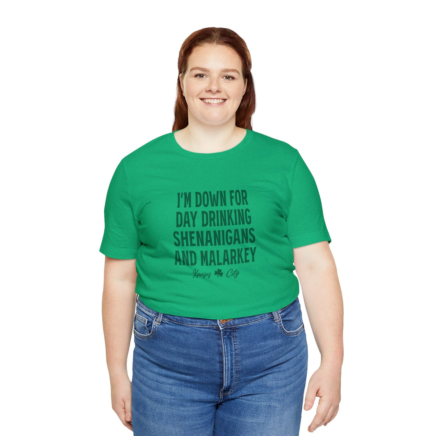 St Patrick's Day Parade Kansas City Unisex Jersey Short Sleeve Tee T-Shirt