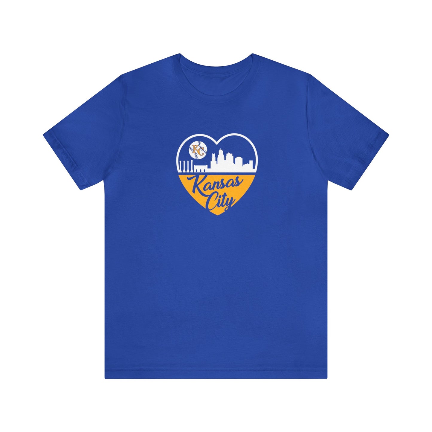 Kansas City Heart Unisex Jersey Short Sleeve Tee T-Shirt