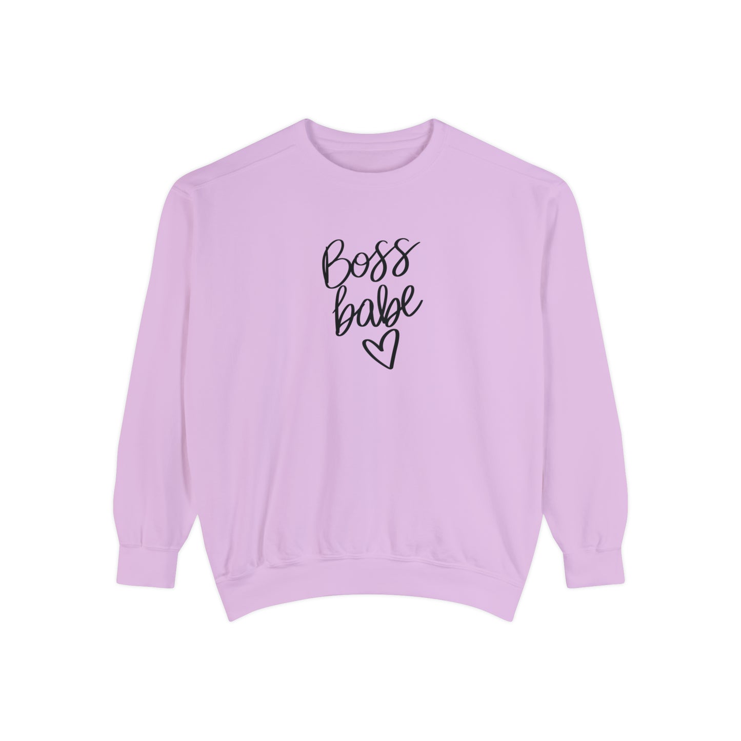 Boss Babe Unisex Garment-Dyed Sweatshirt