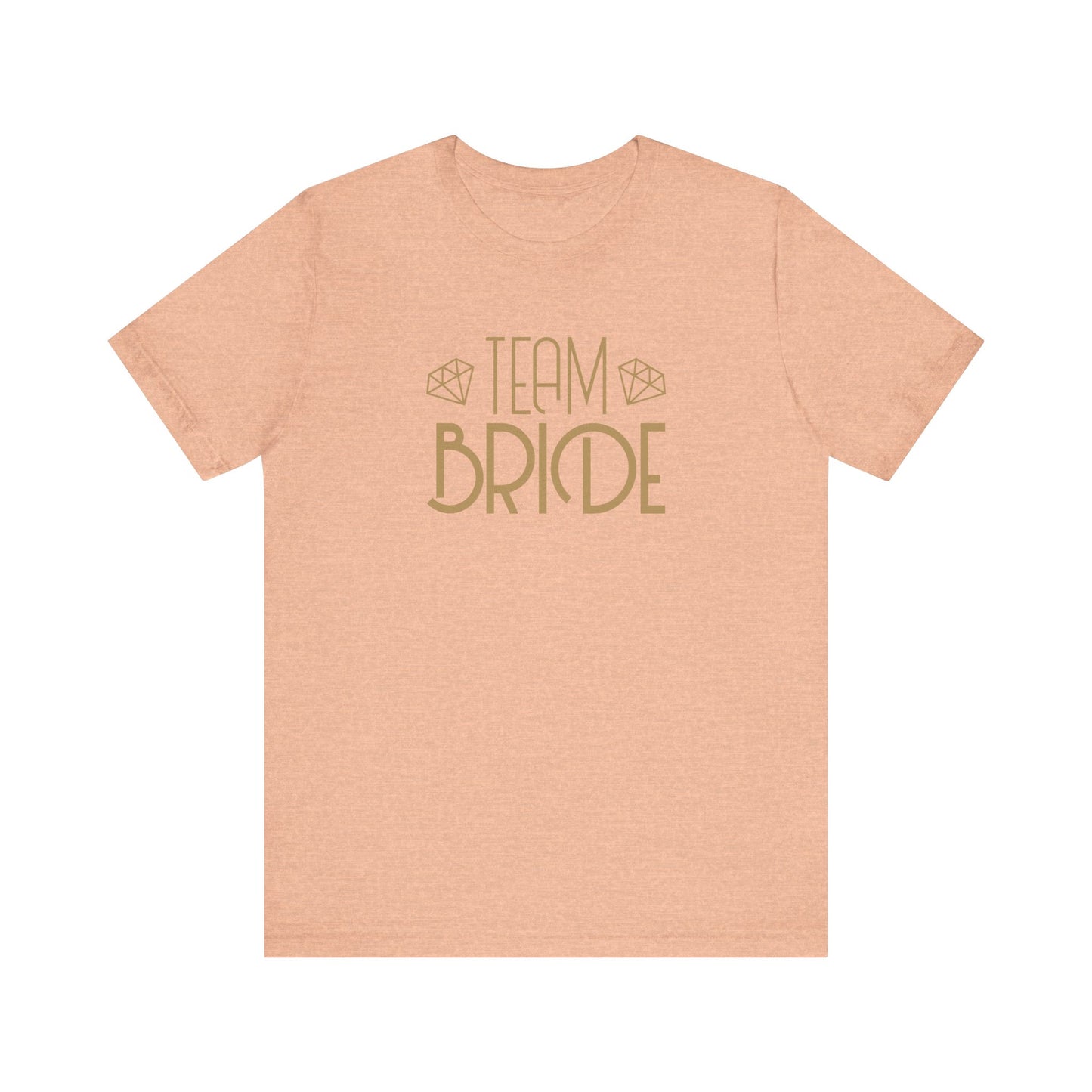 Team Bride Art Deco Unisex Jersey Short Sleeve Tee Bachelorette Party Shirt