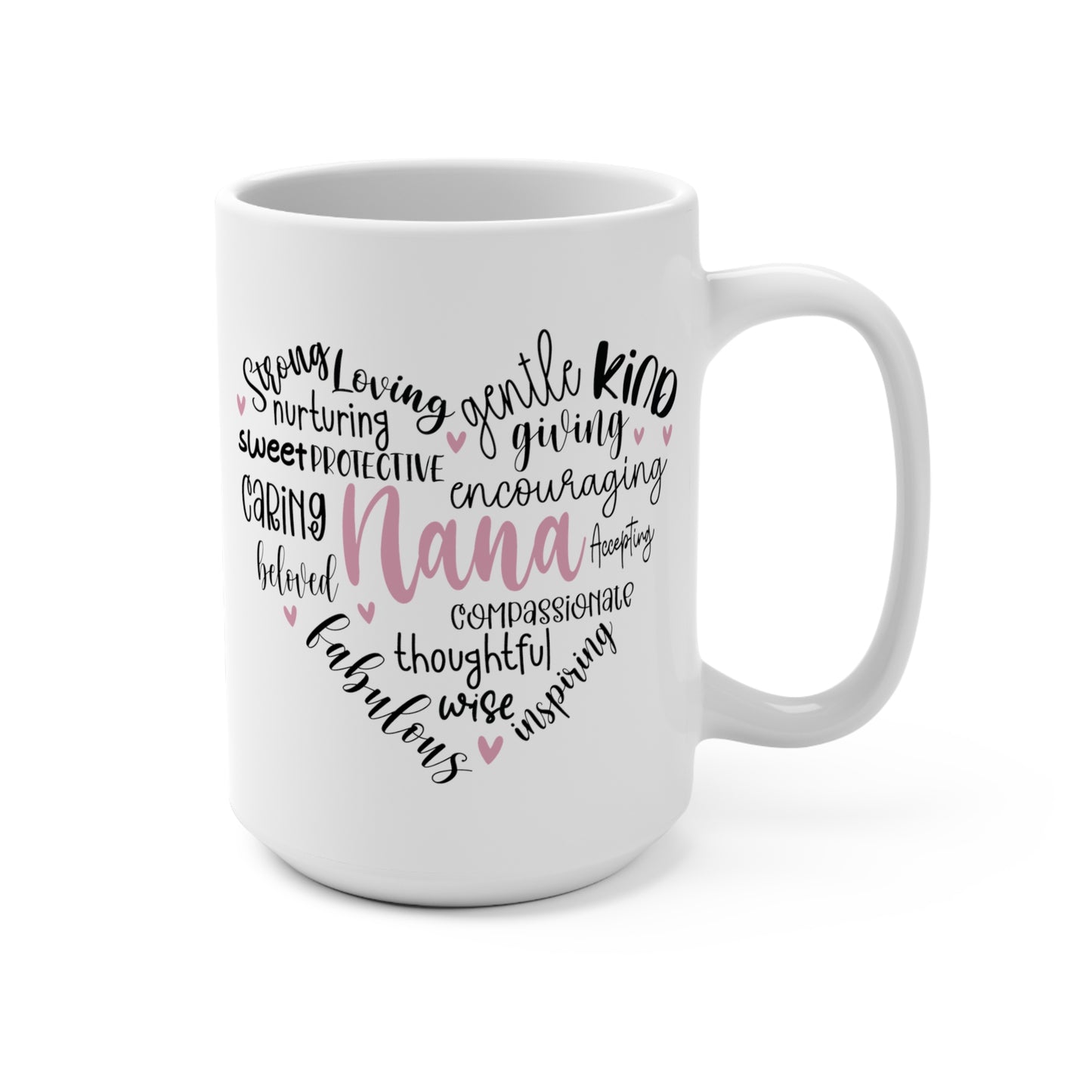 Nana Heart Mug 15oz