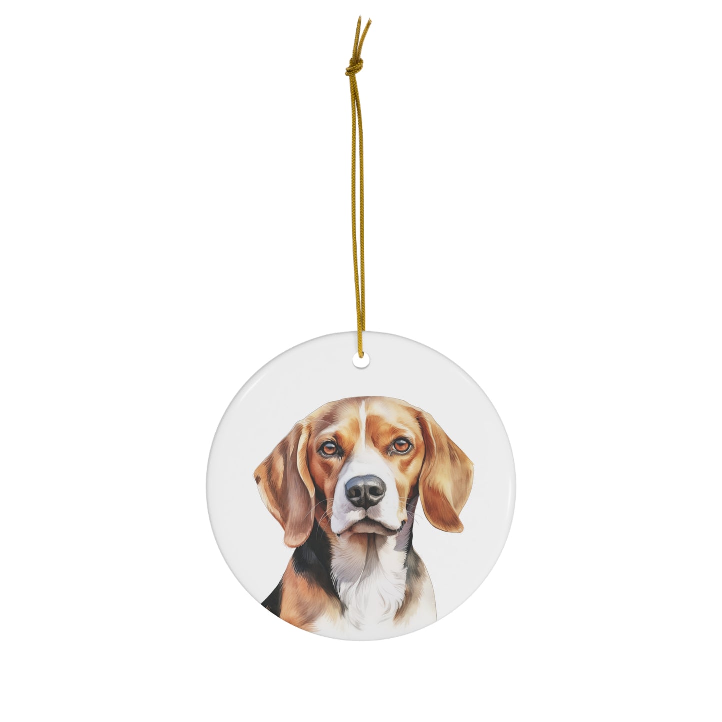 Beagle Ceramic Ornament