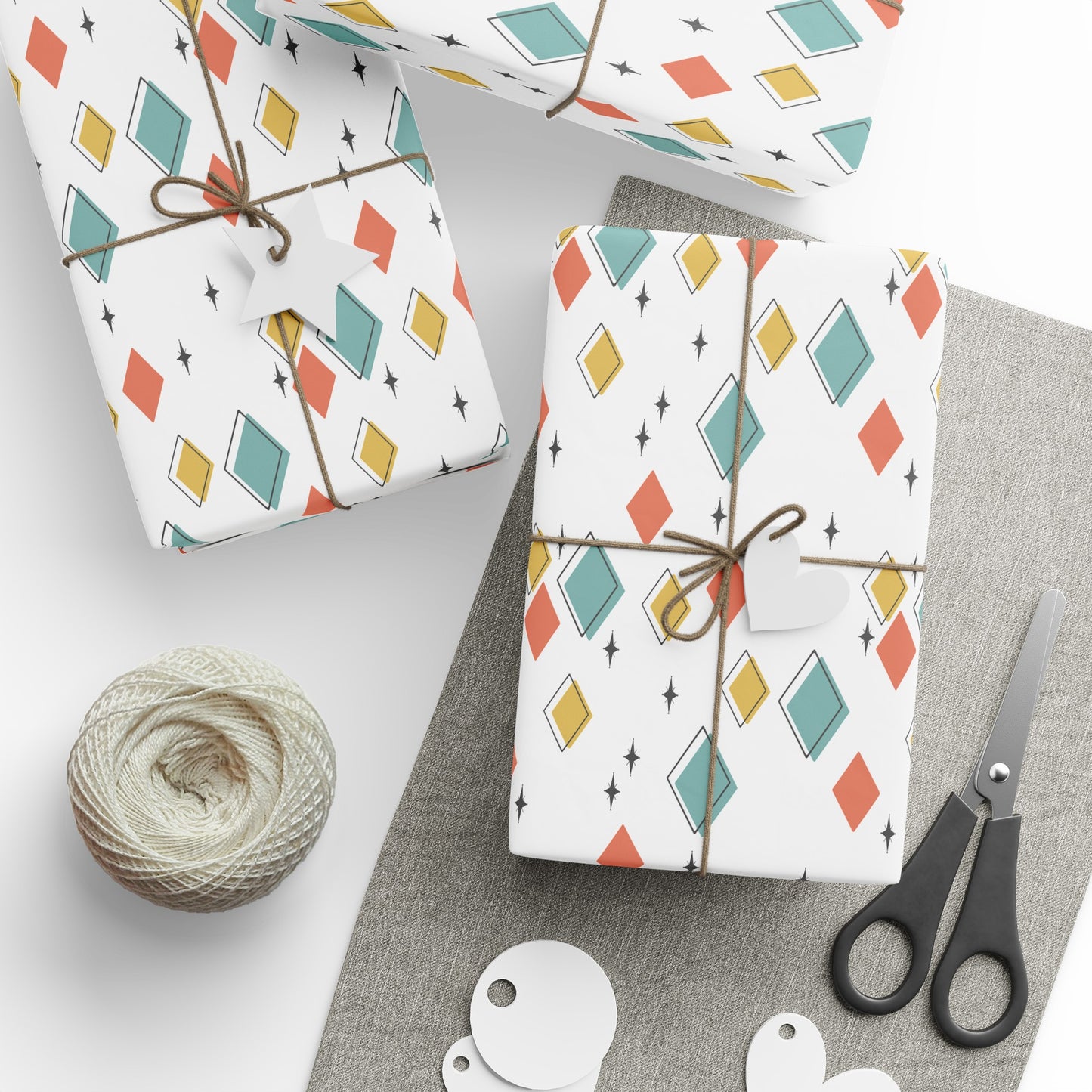 Mid Century Modern Wrapping Paper