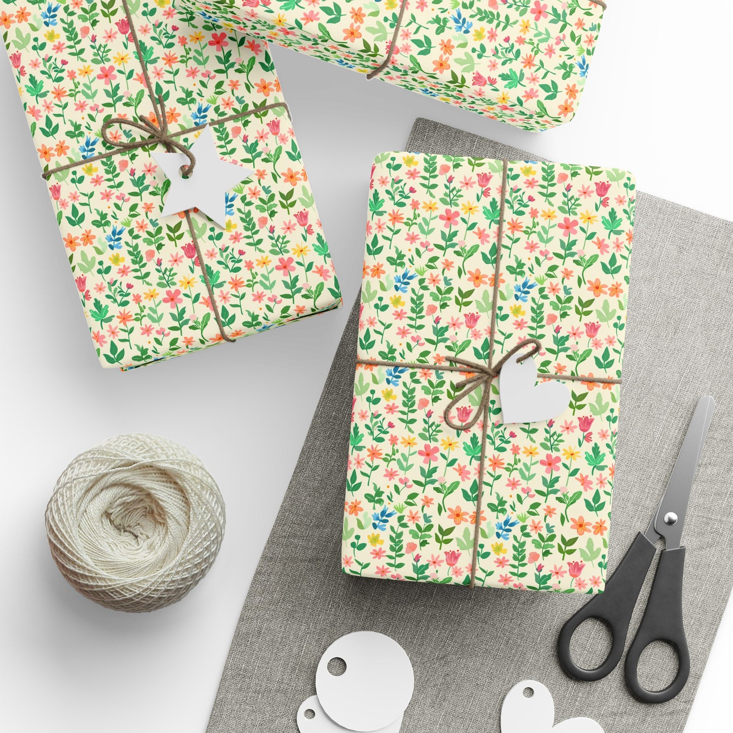 Spring Floral Wrapping Paper