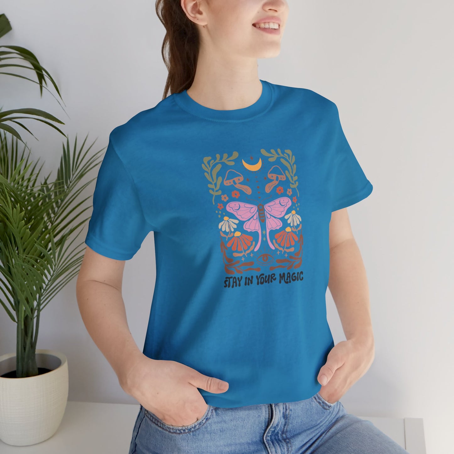 Stay in your Magic Boho Unisex Jersey Short Sleeve Tee