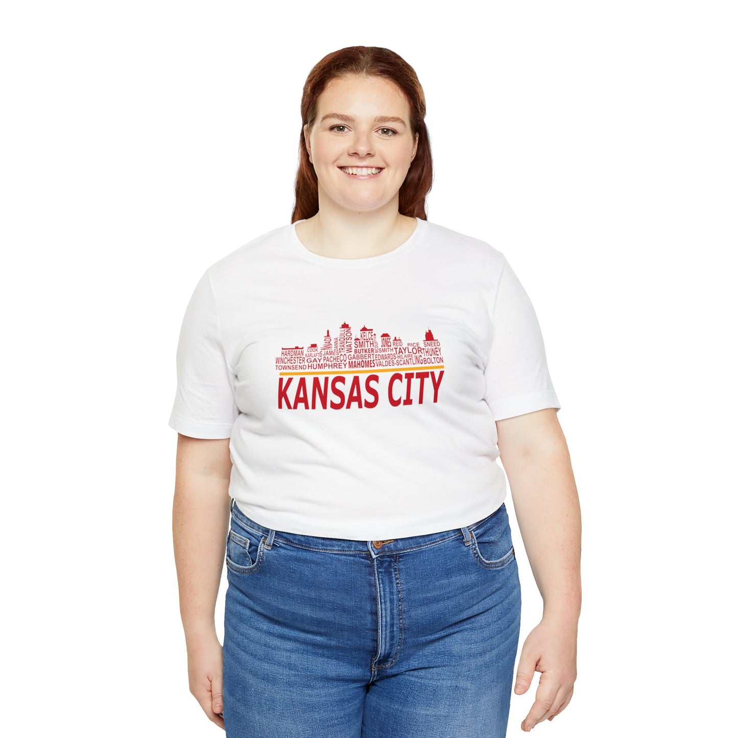 Kansas City Skyline Unisex Jersey Short Sleeve Tee T-Shirt