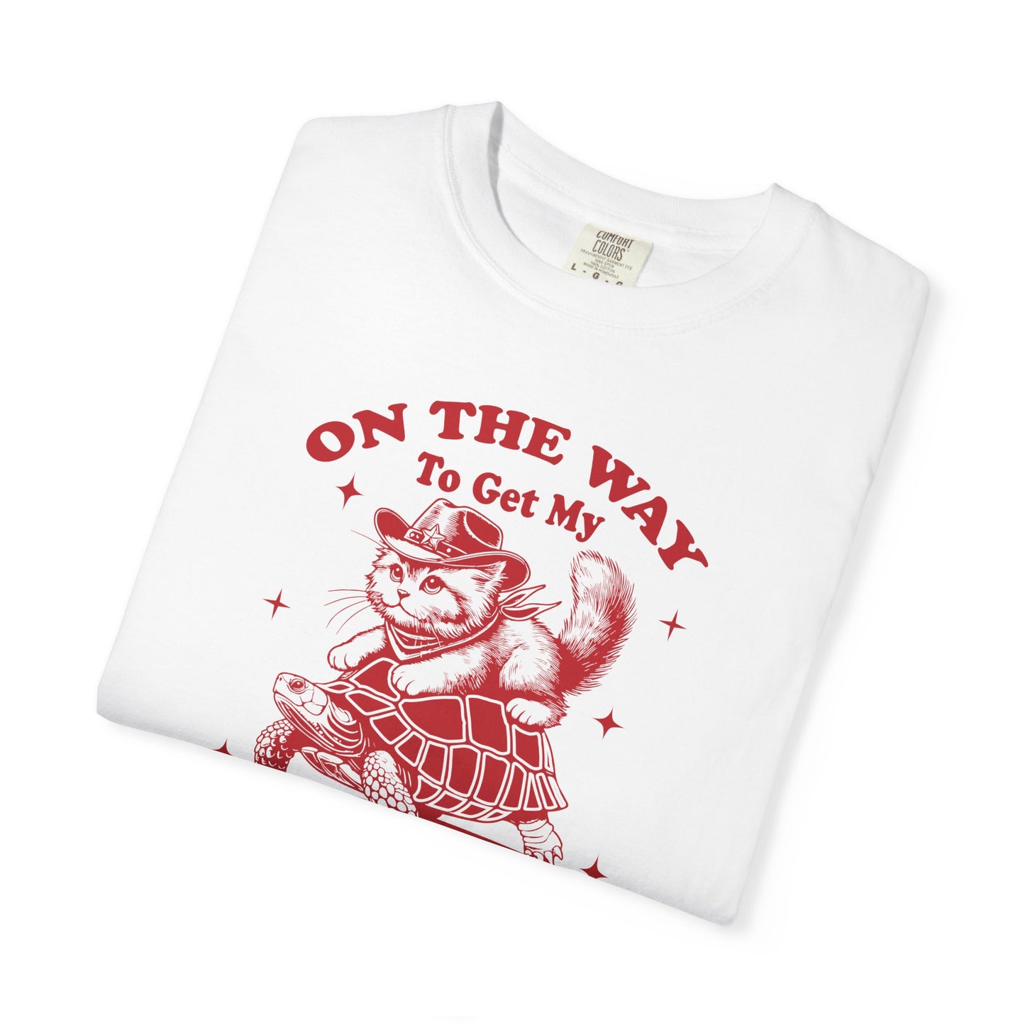 Funny Raccoon Unisex T-shirt, On My Way to Get My Shit Together Shirt, Cute Animal Tee, Sarcastic Graphic Tee, Hilarious Gift for Friends,