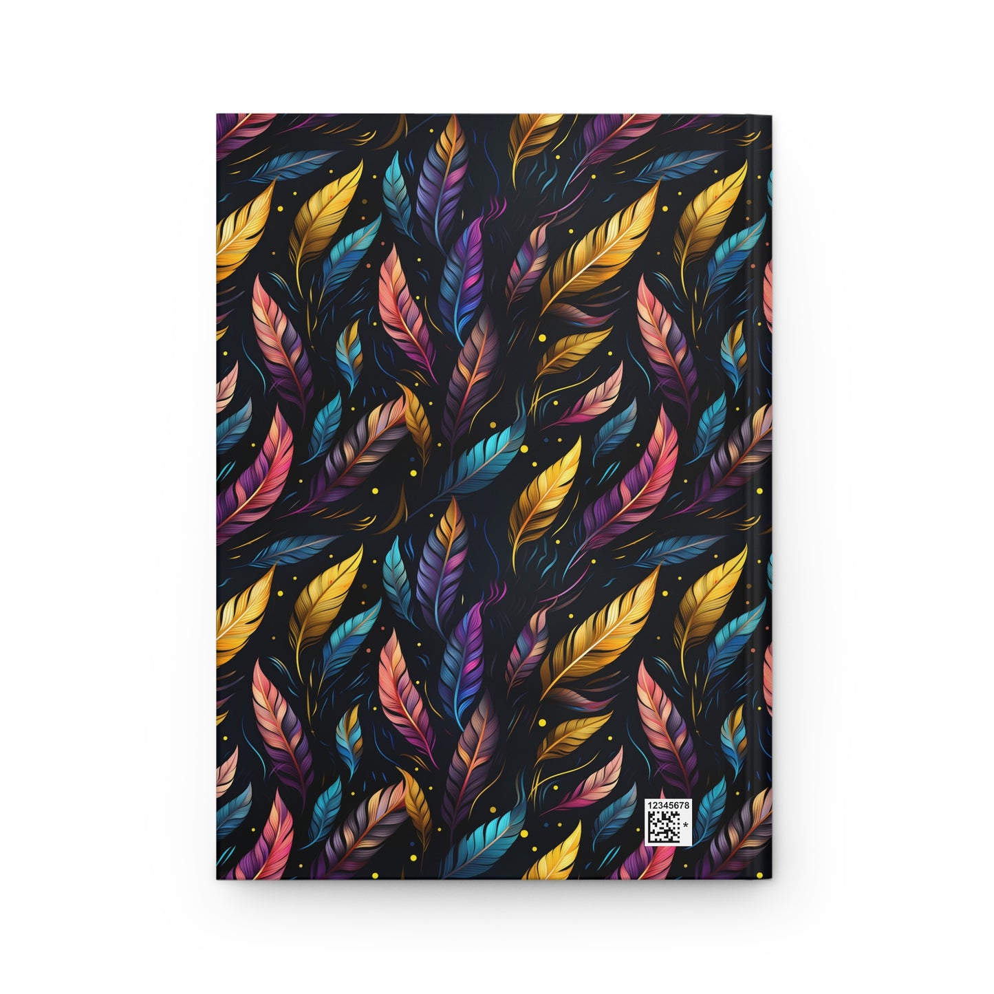 Glamorous Rich Feather Hardcover Journal Matte Notebook Garden journal