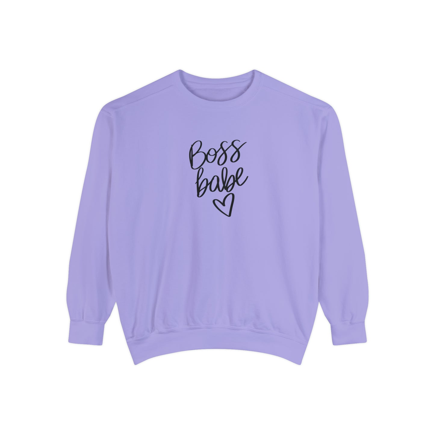 Boss Babe Unisex Garment-Dyed Sweatshirt