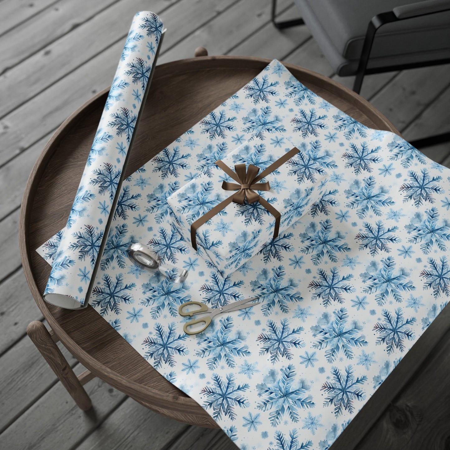 Snowflake Holiday Wrapping Paper