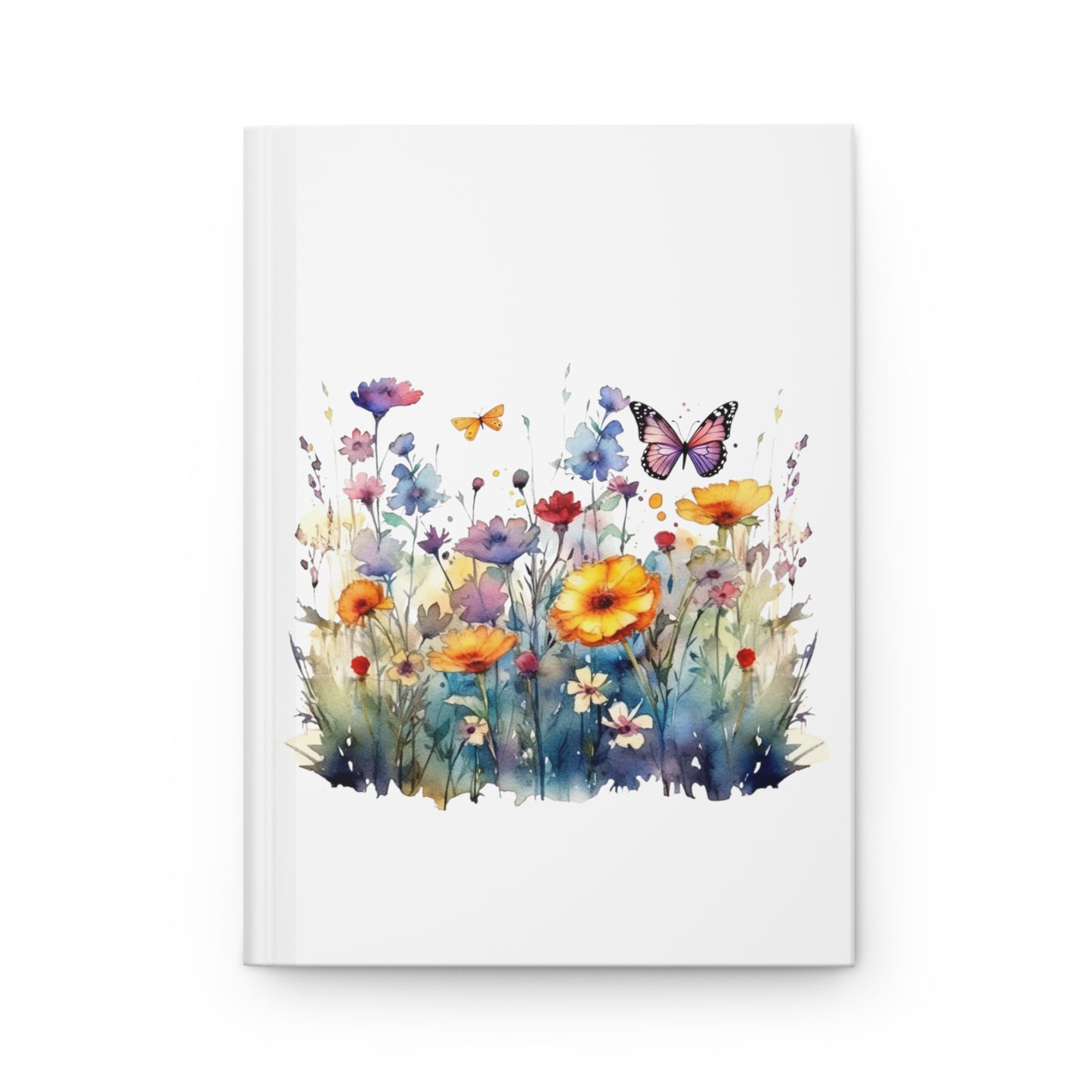 Watercolor Garden Hardcover Journal Matte Notebook journal Garden Journal Dream journal Goal Journal