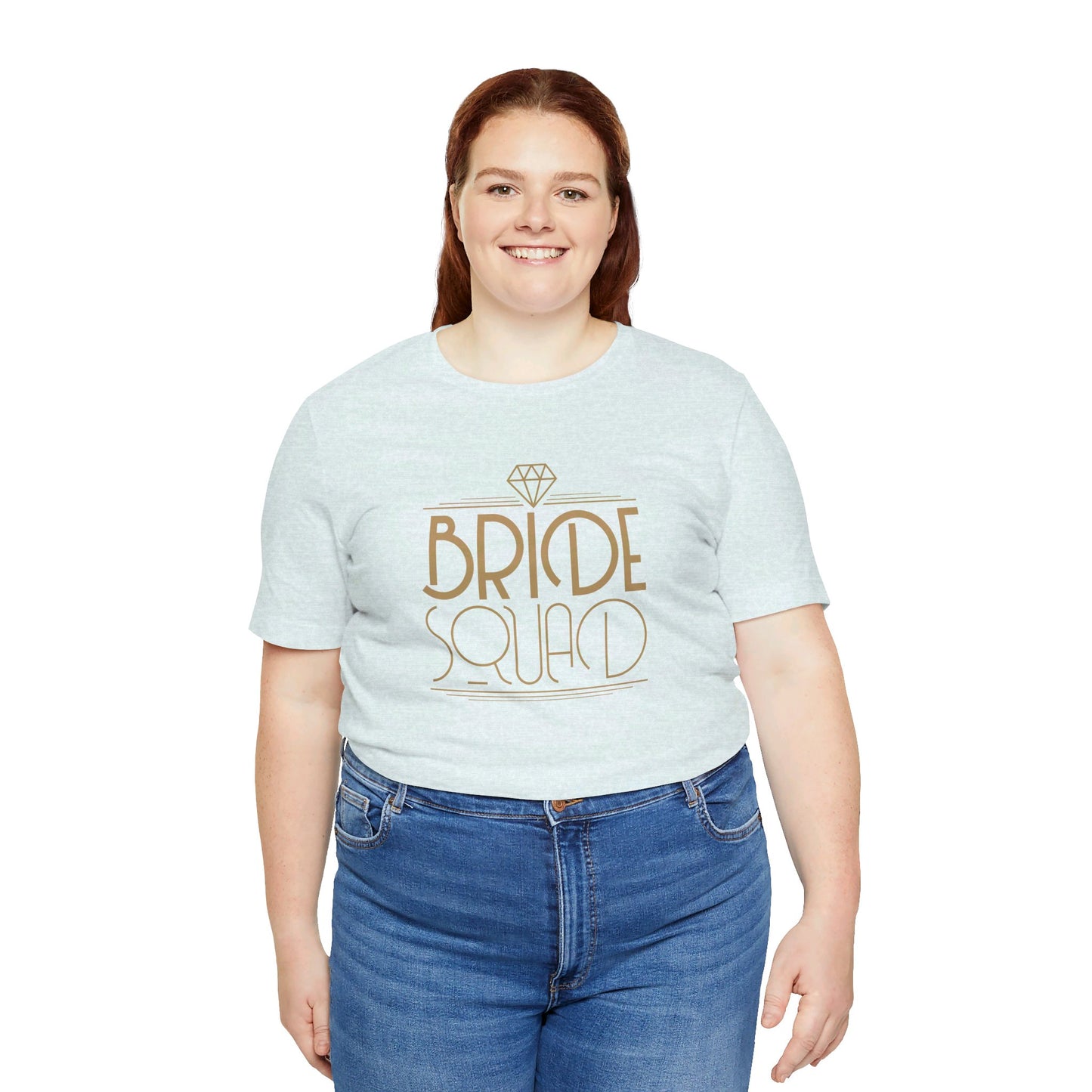 Bride Squad Art Deco Unisex Jersey Short Sleeve Tee Bachelorette Party Shirt