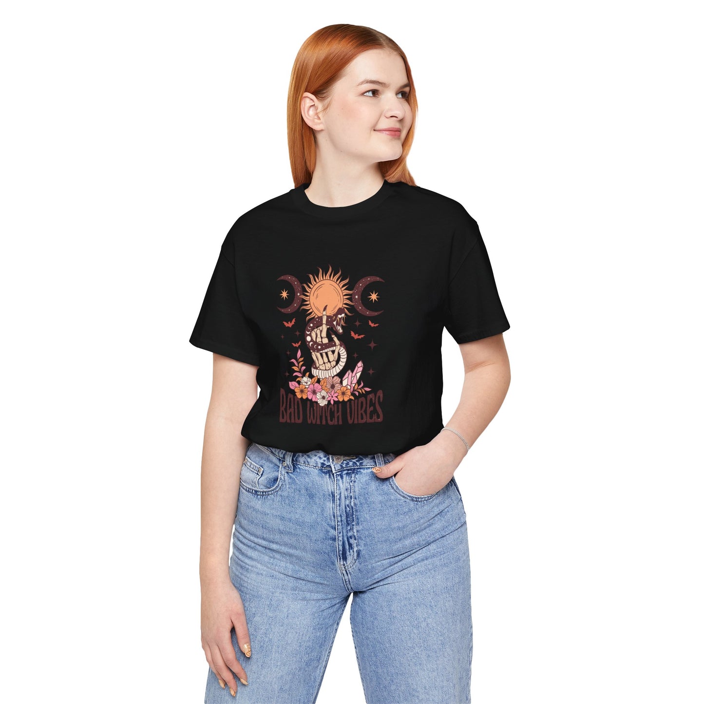 Bad Witch Vibes Unisex Jersey Short Sleeve Tee