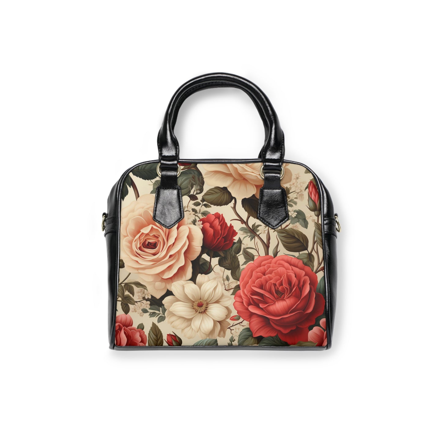 Retro Rose Shoulder Handbag