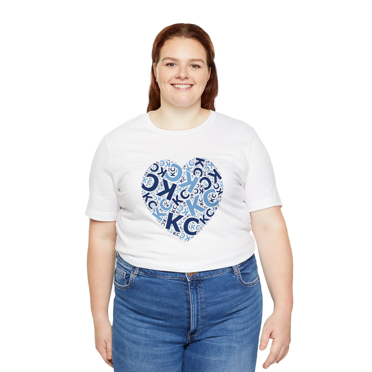 Kansas City Heart Unisex Jersey Short Sleeve Tee T-Shirt