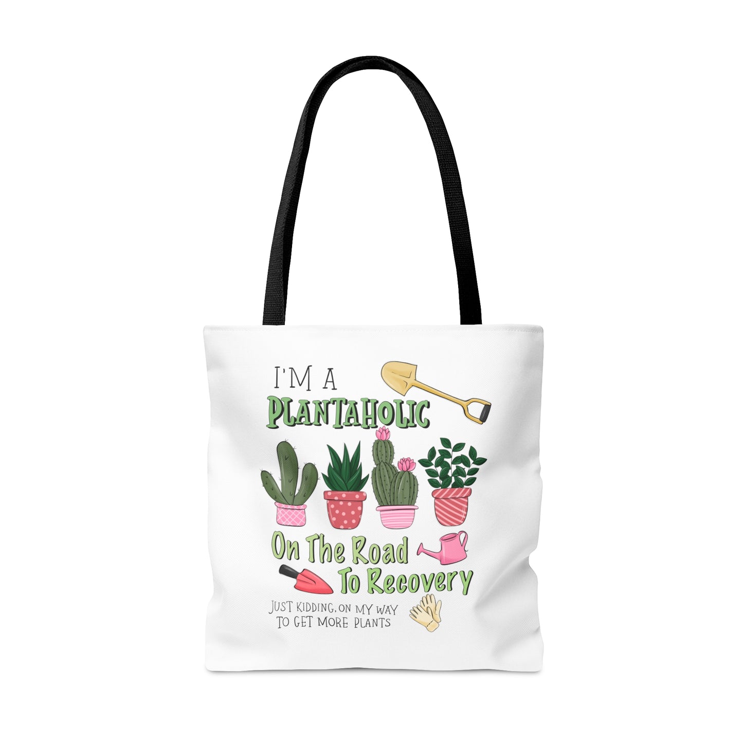 Plantaholic on the Way to Recovery Tote Bag Shopping Bag Reusable Tote Gardener Gift