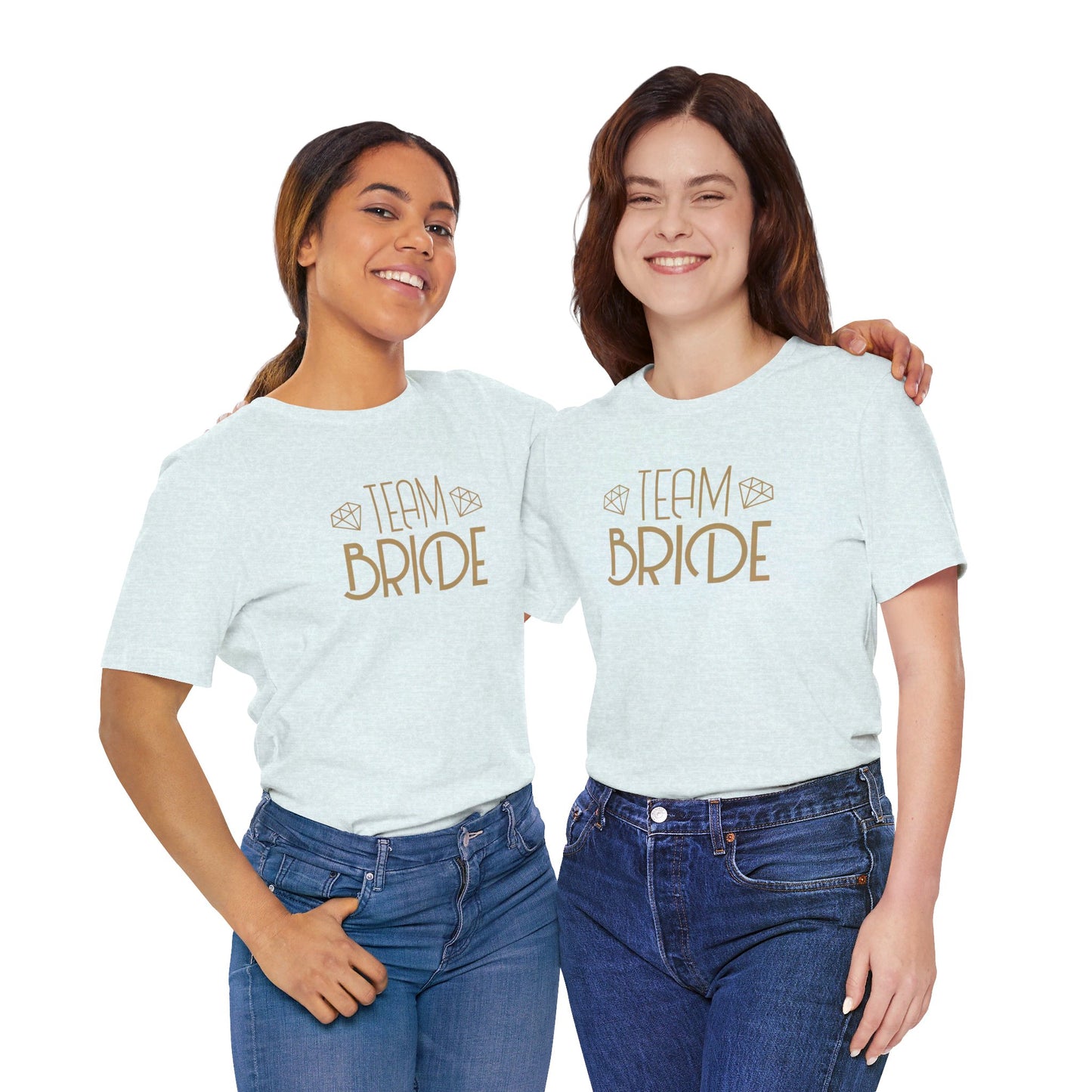 Team Bride Art Deco Unisex Jersey Short Sleeve Tee Bachelorette Party Shirt