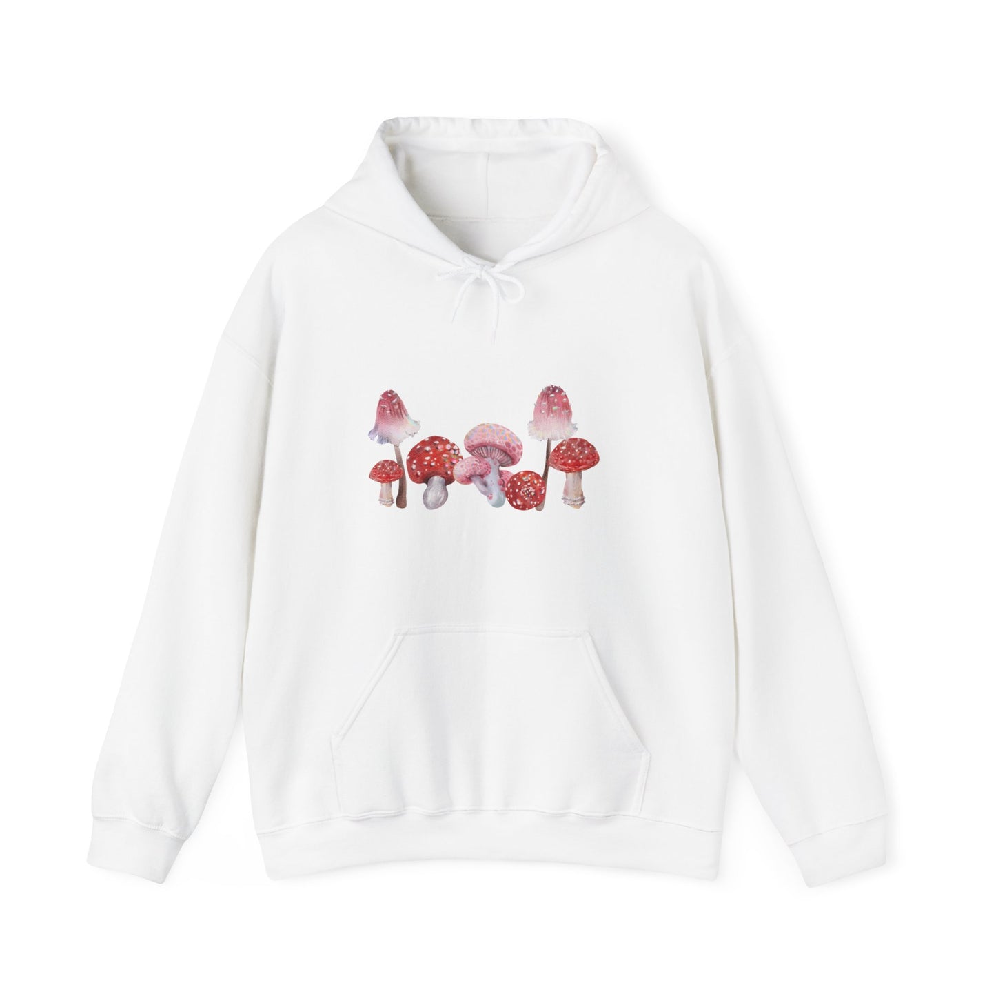 Unisex Watercolor Mushroom Heavy Blend Hooded Hoodie Sweatshirt