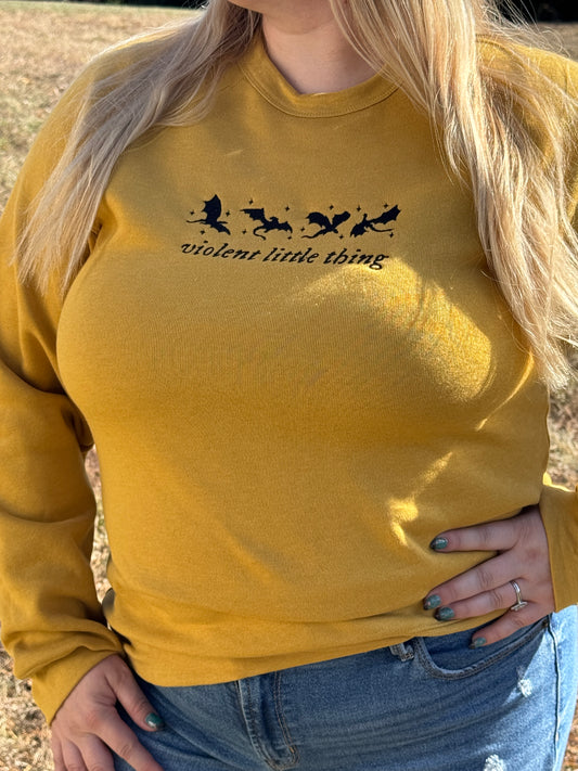 Violent Little Thing Bookish Dragon Sweatshirt