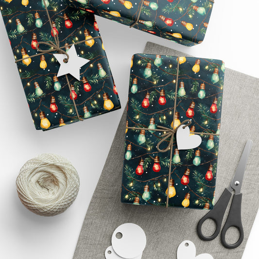 Christmas Gift Wrapping Papers Watercolor