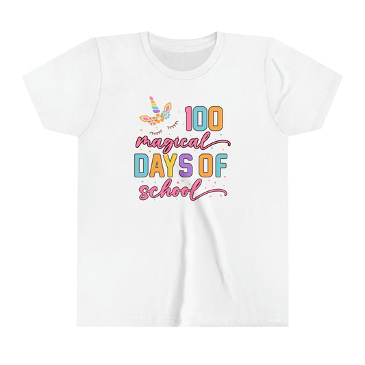 100 Days of School Youth Short Sleeve Tee