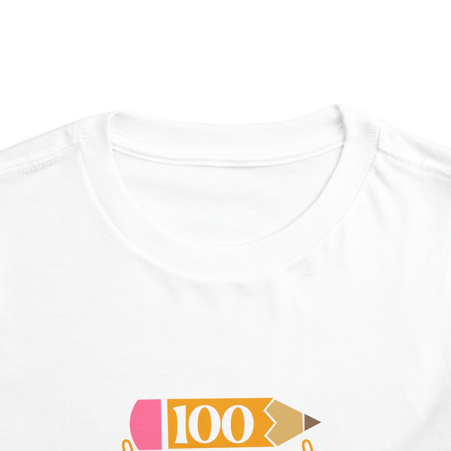 100 Days of School Toddler Short Sleeve Tee