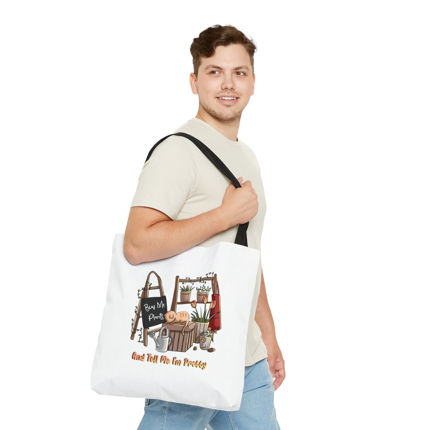 Buy Me Plants and Call Me Pretty Tote Bag