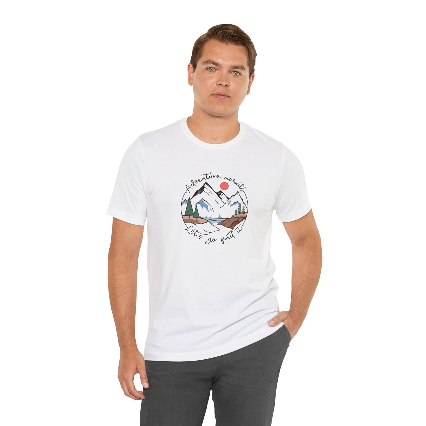 Adventure Awaits Let's Go Find It Camp T Shirt