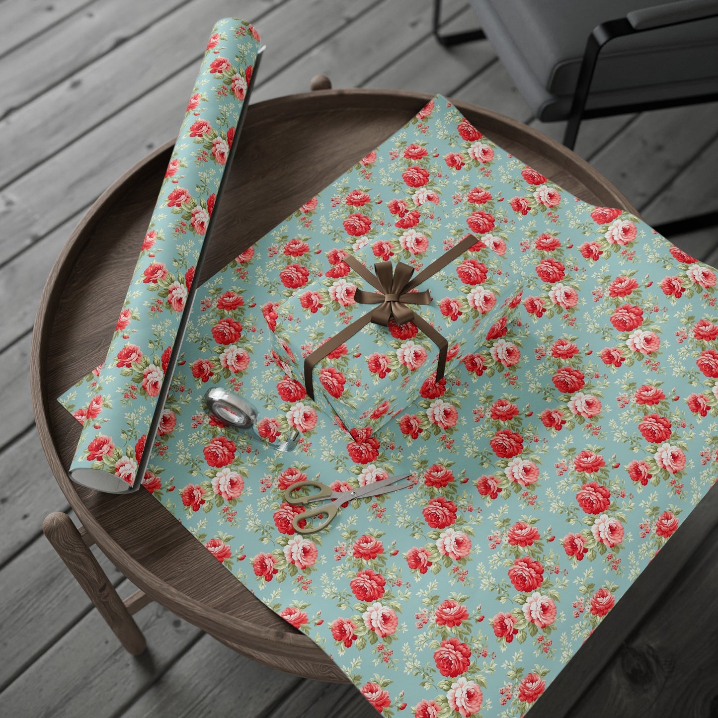 Floral Gift Wrapping Paper