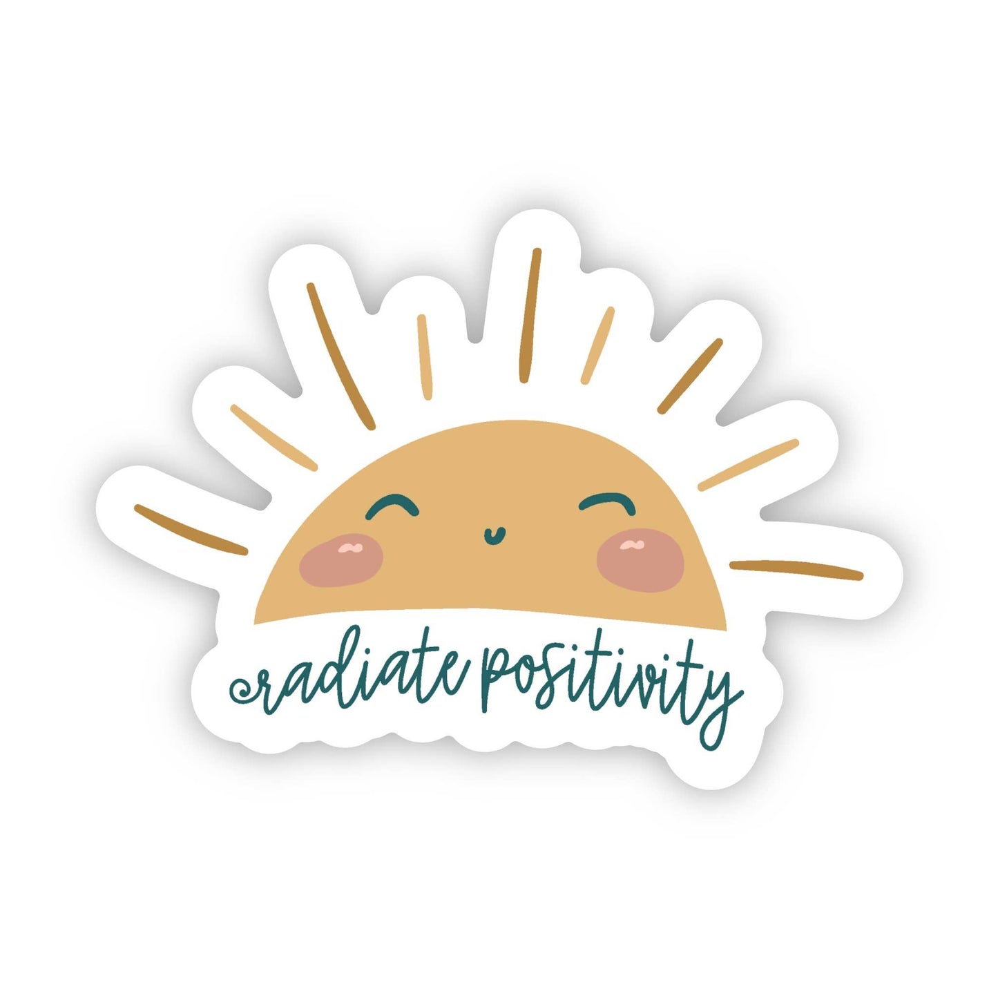 Radiate Positivity Sticker, 3-inch