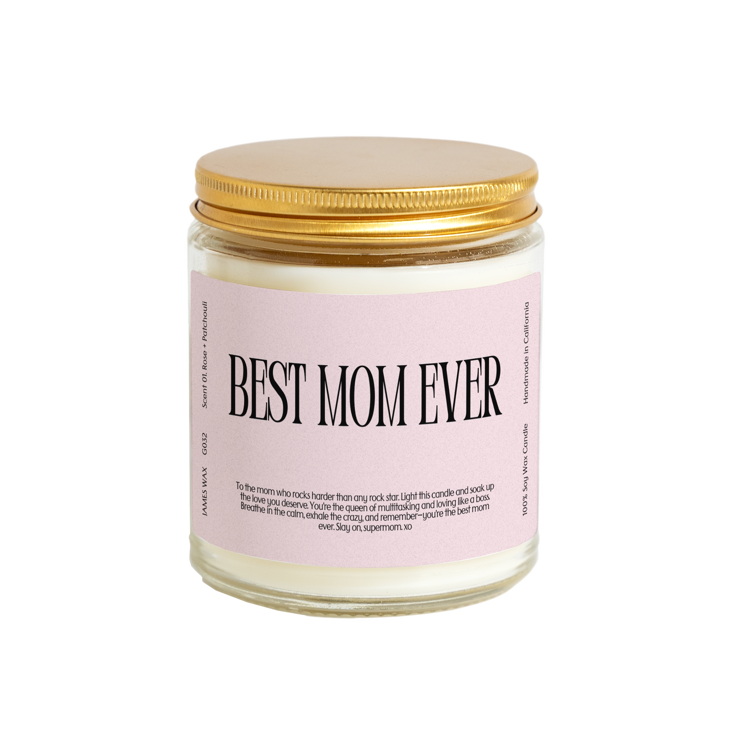 Mother’s Day Mom Best Mom Ever Candle Mother’s Day