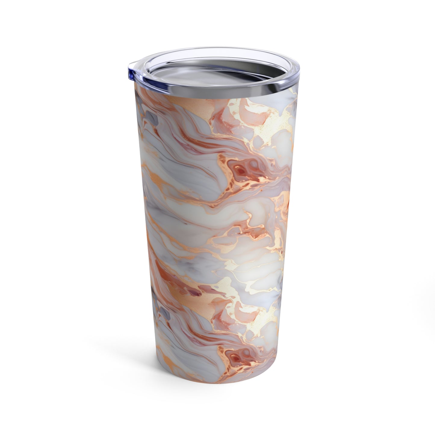 Rose Gold Tumbler 20oz Flower Tumbler